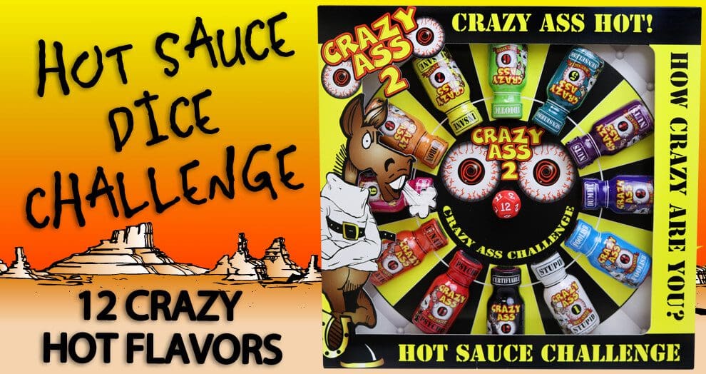 Hot Sauce Dice Challenge, 12 Crazy Hot Falvours