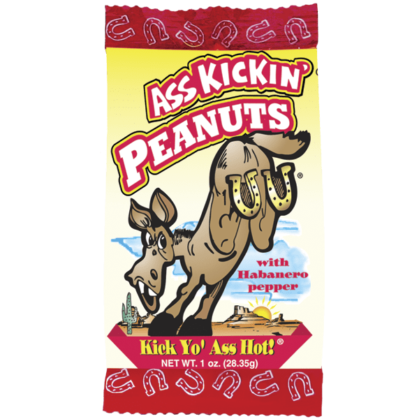 Ass Kickin’ Peanuts 1 oz. Bag