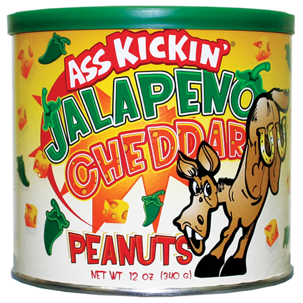 Ass Kickin’ Jalapeno Cheddar Peanuts