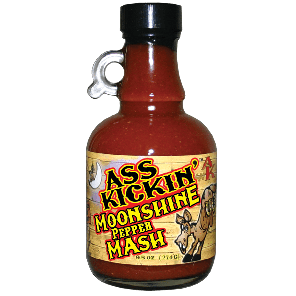 Ass Kickin’ Moonshine Pepper Mash Hot Sauce