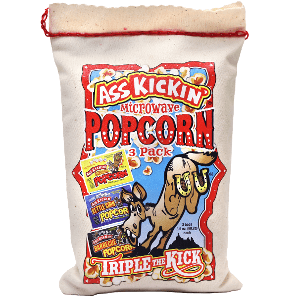 Ass Kickin’ Popcorn 3 Pack Assortment