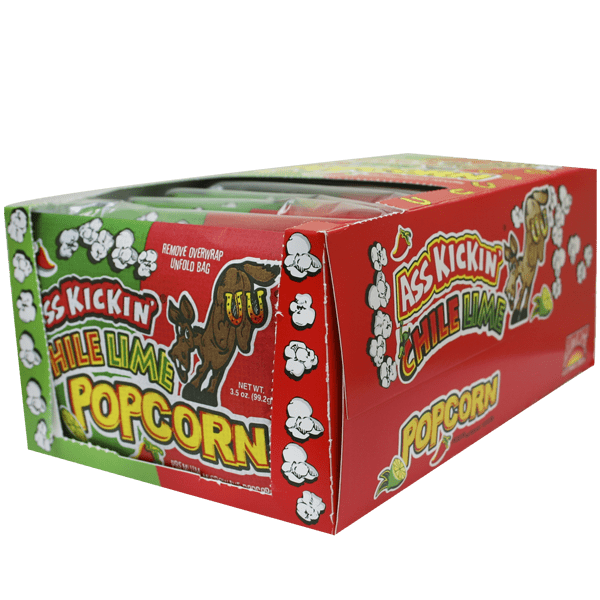 Ass Kickin’ Chile Lime Popcorn 12 pack