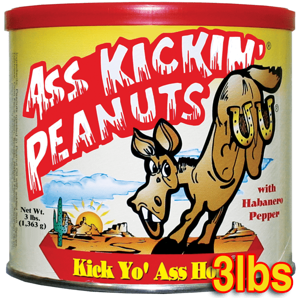 Ass Kickin’ Peanuts 3 lb Can