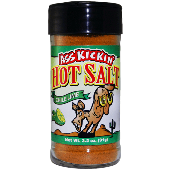 Ass Kickin’ Chile Lime Hot Salt – 3.2 oz.