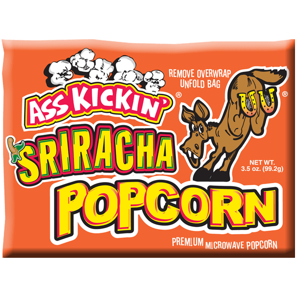 Ass Kickin’ Sriracha Popcorn