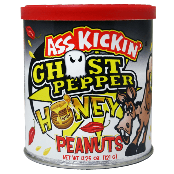 Ass Kickin’ Ghost Pepper Honey Peanuts 4.25 oz.