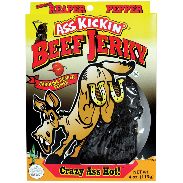 Ass Kickin’ Carolina Reaper Pepper Beef Jerky