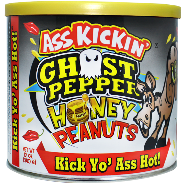 Ass Kickin’ Ghost Pepper Honey Peanuts