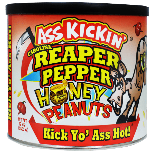 Ass Kickin’ Carolina Reaper Pepper Honey Peanuts