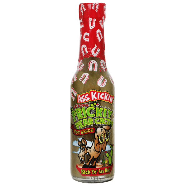 Ass Kickin’ Prickly Pear Cactus Green Habanero Hot Sauce