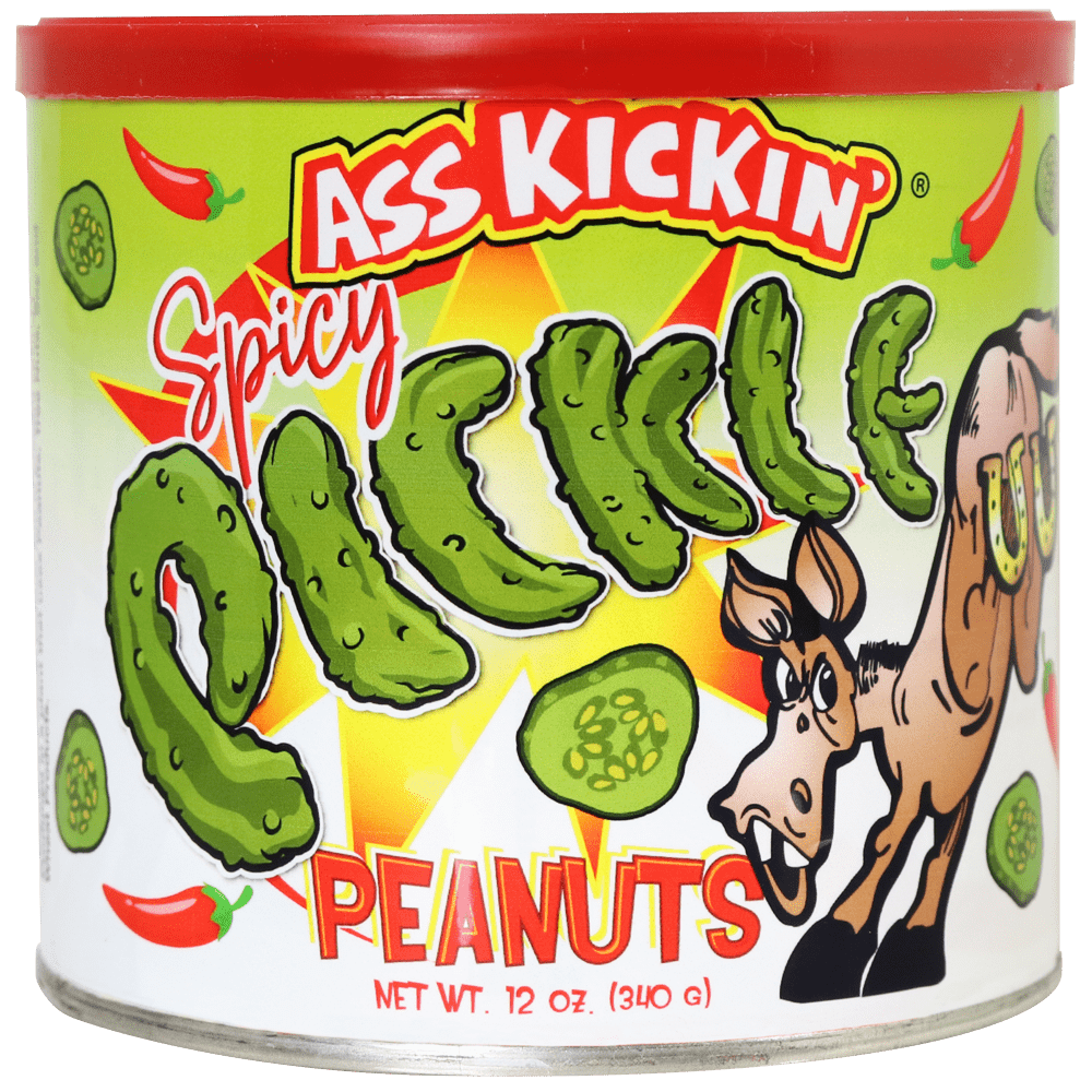 Ass Kickin' Spicy Pickle Peanuts (Case of 12)