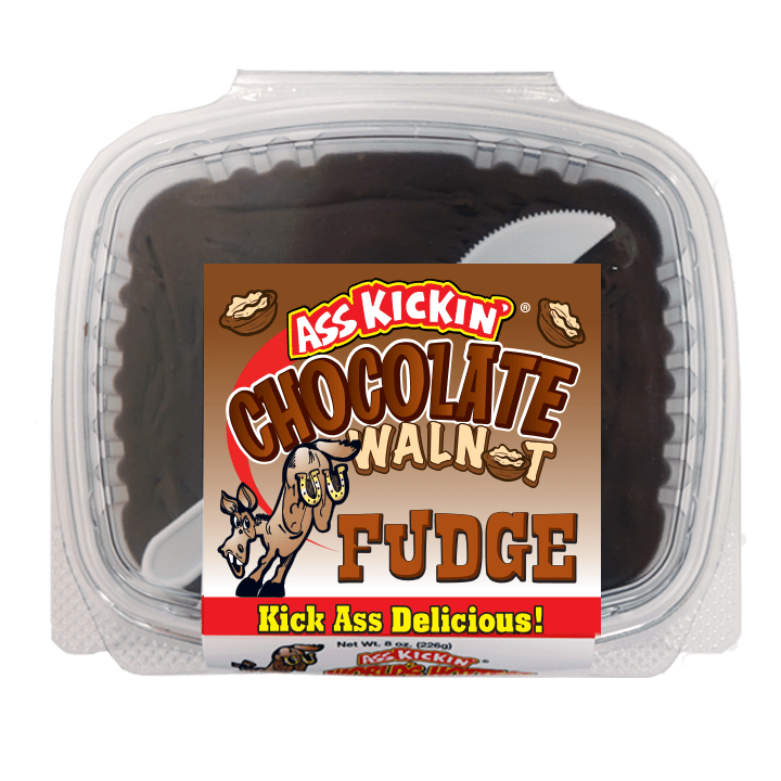 Ass Kickin’ Chocolate Walnut Fudge