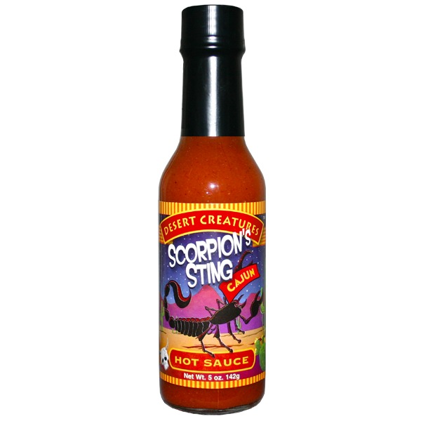 Desert Creatures Scorpion’s Sting Cajun Hot Sauce