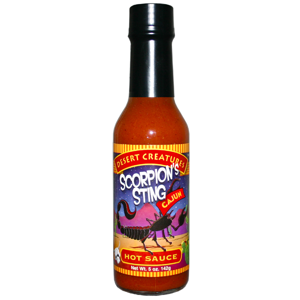 Desert Creatures Scorpion’s Sting Cajun Hot Sauce