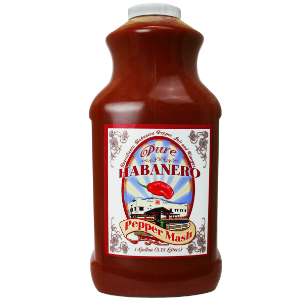 Pure Habanero Pepper Mash Puree – 1 Gallon