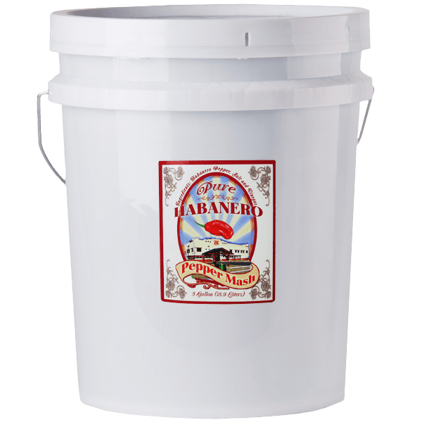 Pure Habanero Pepper Mash Puree – 5 Gallons