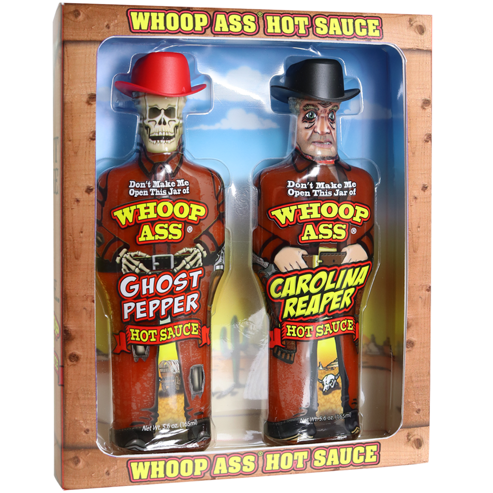 Whoop Ass Hot Sauce Gift Set 2 Pack