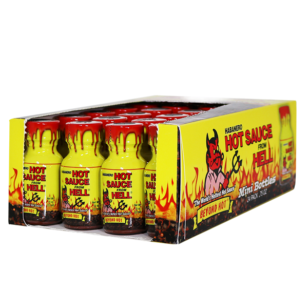 Hot Sauce From Hell – Travel Size 3/4 oz. (24 Pack)