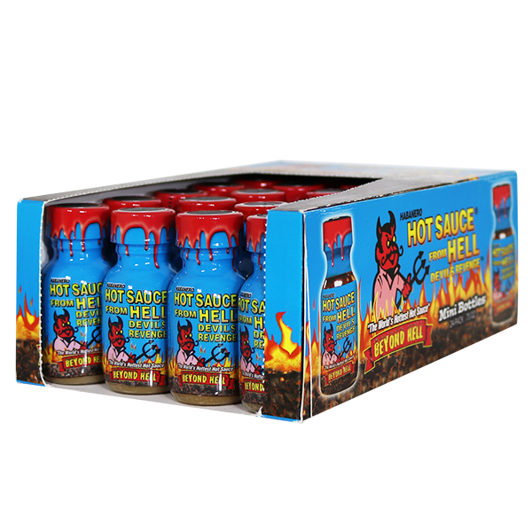 Devil’s Revenge Hot Sauce – Travel Size 3/4 oz. (24 Pack)