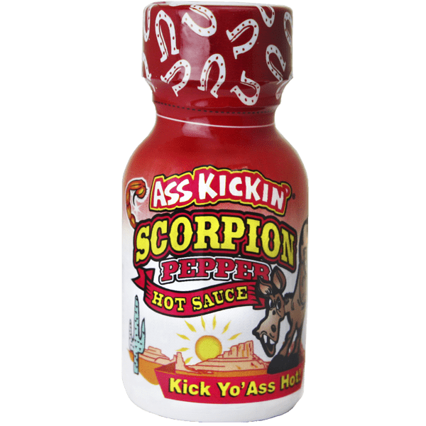 Ass Kickin’ Scorpion Hot Sauce – Travel Size 3/4 oz.