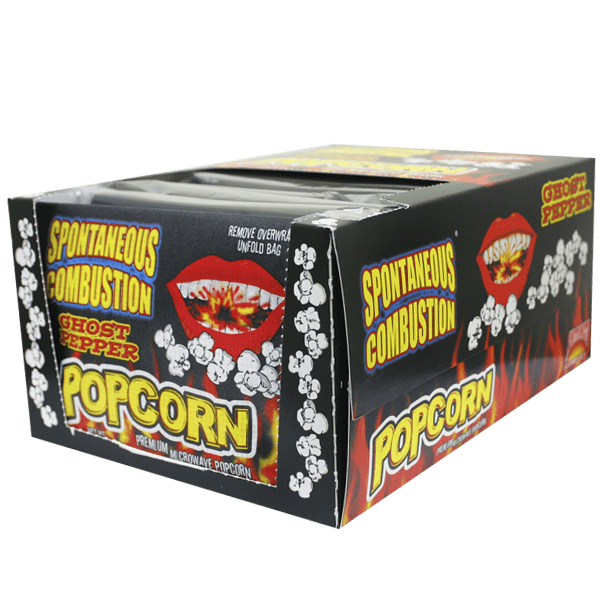 Spontaneous Combustion Ghost Pepper Popcorn 12 pack