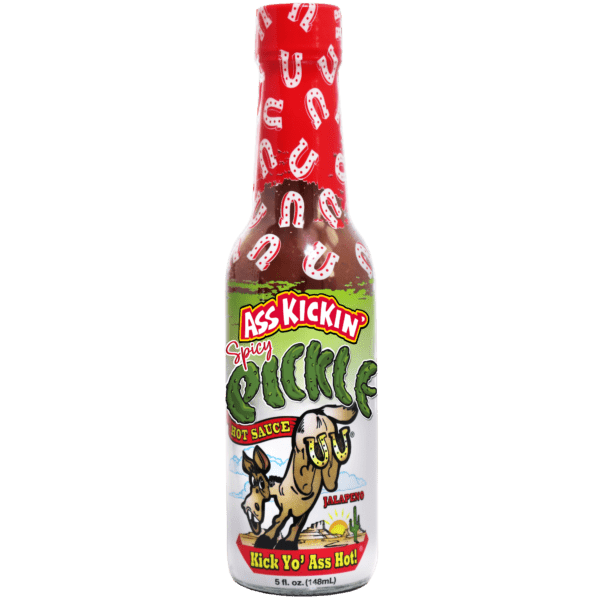 Pickle Hot Sauce on transparent background