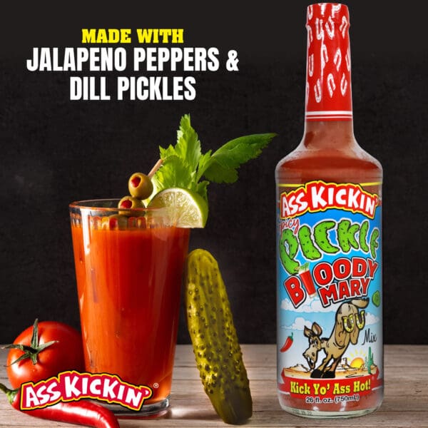 ASS KICKIN' Spicy PICKLE Bloody Mary Mix - Image 2