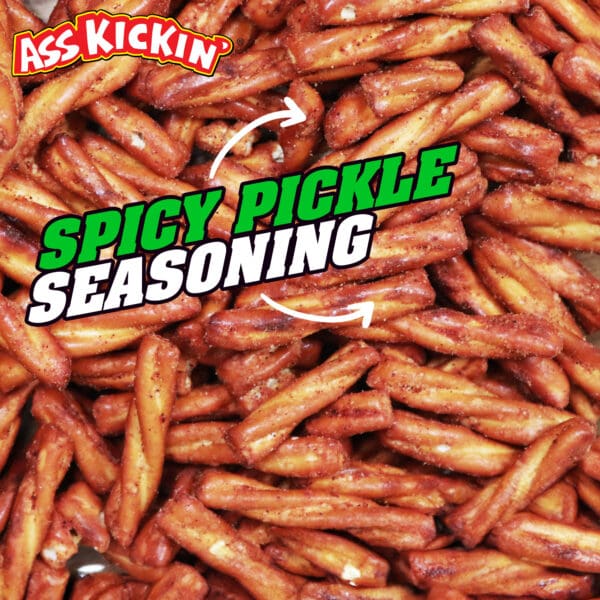 Ass Kickin' Spicy Pickle Pretzels 5oz - Image 2