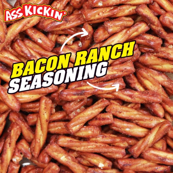 Ass Kickin' Bacon Ranch Pretzels 5oz Bag - Image 3