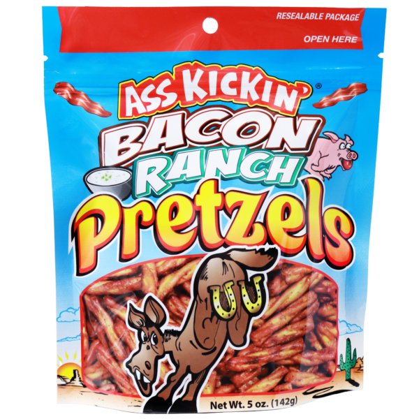Ass Kickin' Bacon Ranch Pretzels 5oz Bag