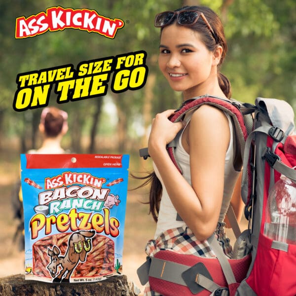 Ass Kickin' Bacon Ranch Pretzels 5oz Bag - Image 6