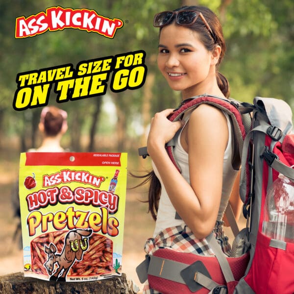 Ass Kickin' Hot and Spicy Pretzels 5oz Bag - Image 6