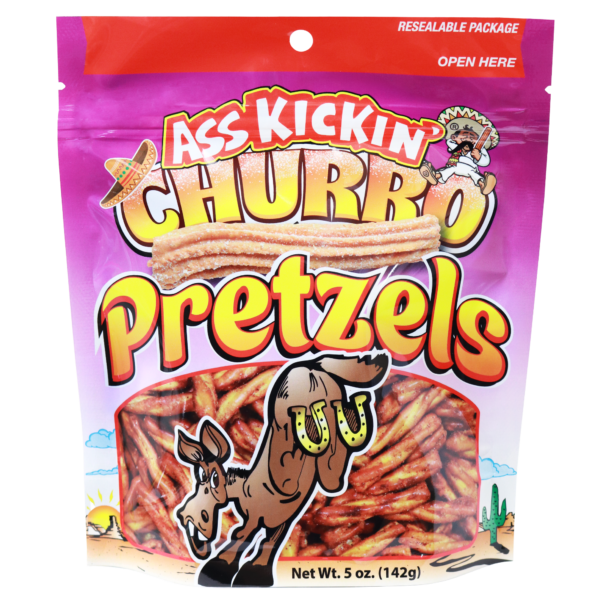 Ass Kickin' Churro Pretzels 5oz Bag