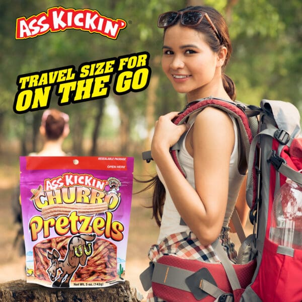 Ass Kickin' Churro Pretzels 5oz Bag - Image 7